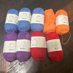 Yarn lot of 9